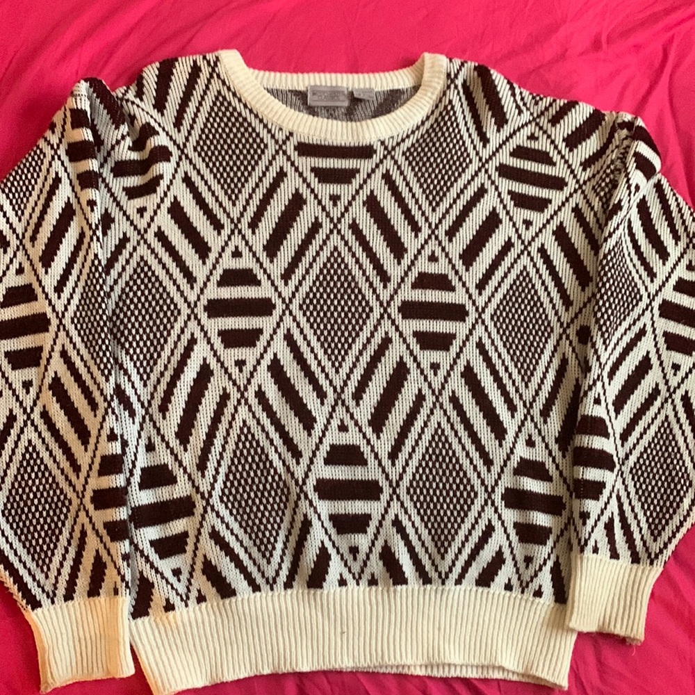 Vintage Geometric Sweater